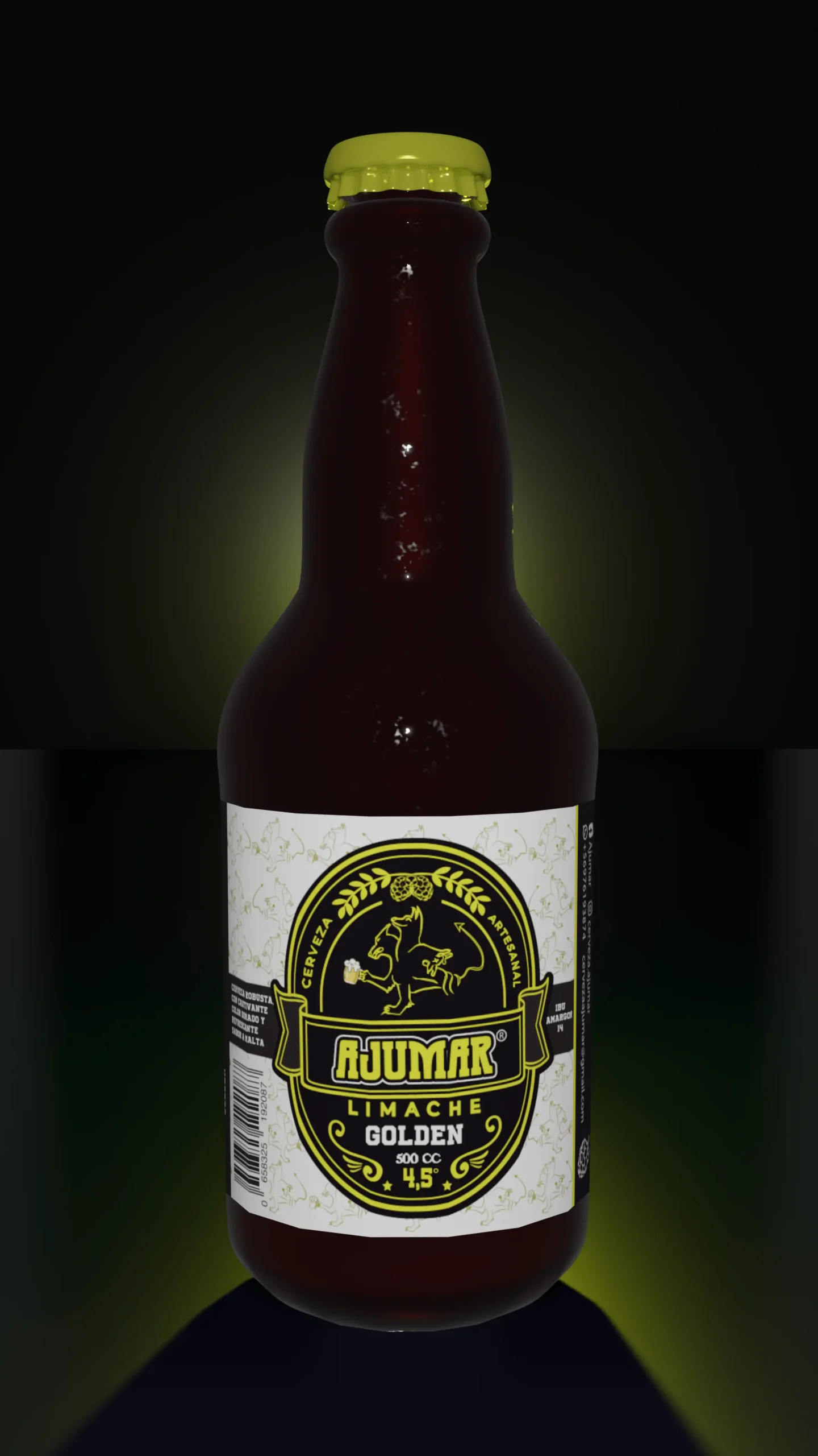 Cerveza Ajumar Golden 500cc