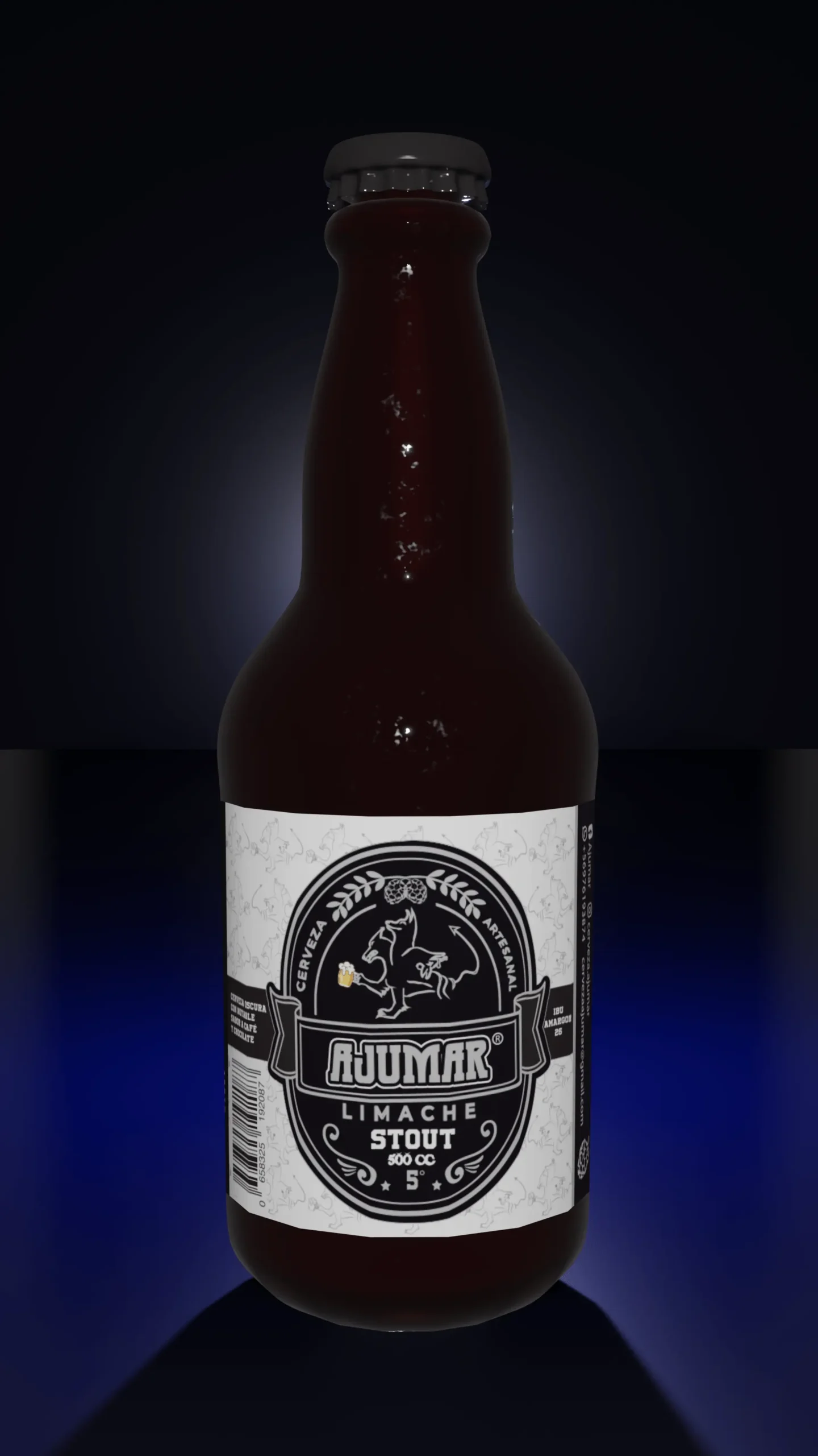 Ajumar Cerveza Stout 500cc